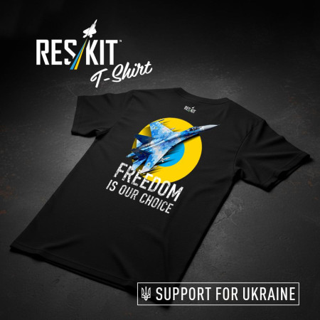 Shop Reskit Branded T-Shirt Su-27: Freedom is Our Choice Scale Plastic Models Kits. Accessories and Resin Parts. Reskit online Store