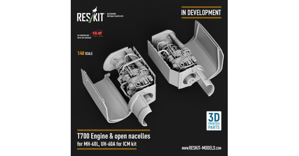Blog - T700 Engine & Open Nacelles set in 1/48 scale