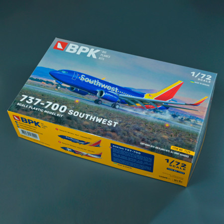 Shop 737-700 Southwest Plastic model kit (1/72) Scale Plastic Models Kits. Accessories and Resin Parts. Reskit online Store