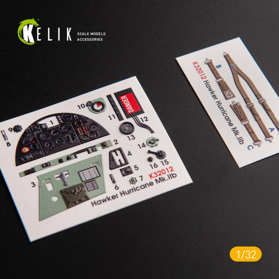 Shop Hawker Hurricane Mk.IIB - Interior 3D Decal for Revell kit (1/32) Scale Plastic Models Kits. Accessories and Resin Parts. Reskit online Store