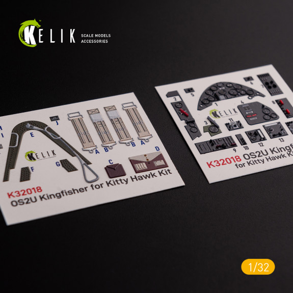 Shop OS2U Kingfisher - Interior 3D Decal for Kitty Hawk/Zimi models kit (1/32) Scale Plastic Models Kits. Accessories and Resin Parts. Reskit online Store