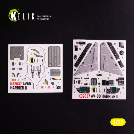 AV-8 Harrier - interior 3D decals for Trumpeter kit (1/32) Shop AV-8 Harrier - interior 3D decals for Trumpeter kit (1/32) Scale Plastic Models Kits. Accessories and Resin Parts. Reskit online Store