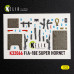 Shop F/A-18E SUPER HORNET - interior 3D decals for Trumpeter kit (1/32) Scale Plastic Models Kits. Accessories and Resin Parts. Reskit online Store