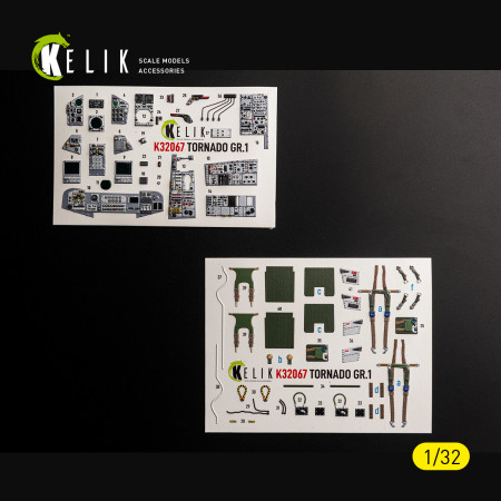 Shop TORNADO GR.1 - interior 3D decals for Revell kit (1/32) Scale Plastic Models Kits. Accessories and Resin Parts. Reskit online Store