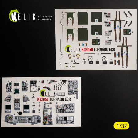 Shop TORNADO ECR - interior 3D decals for Revell kit (1/32) Scale Plastic Models Kits. Accessories and Resin Parts. Reskit online Store
