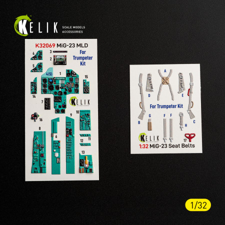 MiG-23 MLD - interior 3D decals for Trumpeter kit (1/32) Shop MiG-23 MLD - interior 3D decals for Trumpeter kit (1/32) Scale Plastic Models Kits. Accessories and Resin Parts. Reskit online Store