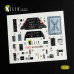 Shop AH-1G "Cobra" interior 3D decals for ICM kit  (1/35) Scale Plastic Models Kits. Accessories and Resin Parts. Reskit online Store