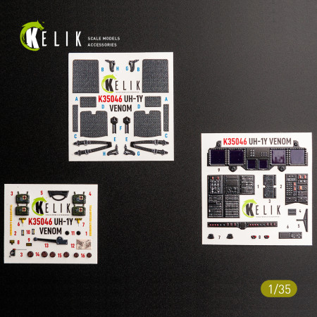 UH-1Y VENOM - interior 3D decals for Trumpeter kit (1/35) Shop UH-1Y VENOM - interior 3D decals for Trumpeter kit (1/35) Scale Plastic Models Kits. Accessories and Resin Parts. Reskit online Store