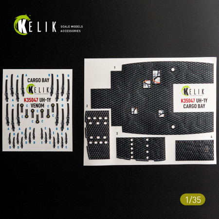 UH-1Y VENOM Cargo Bay - interior 3D decals for Trumpeter kit (1/35) Shop UH-1Y VENOM Cargo Bay - interior 3D decals for Trumpeter kit (1/35) Scale Plastic Models Kits. Accessories and Resin Parts. Reskit online Store