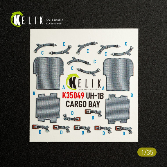 UH-1B HUEY CARGO BAY - interior 3D decals for Trumpeter kit (1/35) Shop UH-1B HUEY CARGO BAY - interior 3D decals for Trumpeter kit (1/35) Scale Plastic Models Kits. Accessories and Resin Parts. Reskit online Store