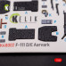 Shop F-111 A/E Aardvark  interior 3D decals for HobbyBoss kit (1/48) Scale Plastic Models Kits. Accessories and Resin Parts. Reskit online Store