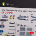 Shop A-10C "Thunderbolt " interior 3D decals for Academy kit (1/48) Scale Plastic Models Kits. Accessories and Resin Parts. Reskit online Store