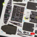 Shop MH-60K "Black Hawk" interior 3D decals for Italeri kit 2666 (1/48) Scale Plastic Models Kits. Accessories and Resin Parts. Reskit online Store