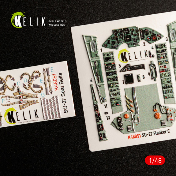 Shop SU-27 Flanker interior 3D decals for GWH kit (1/48) Scale Plastic Models Kits. Accessories and Resin Parts. Reskit online Store