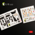 Shop IA-58 Pucara interior 3D decals for Kinetic kit (1/48) Scale Plastic Models Kits. Accessories and Resin Parts. Reskit online Store