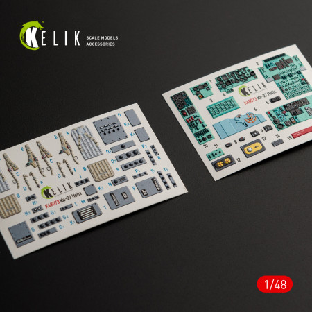 Shop Ka-27 Helix interior 3D decals for HobbyBoss kit (1/48) Scale Plastic Models Kits. Accessories and Resin Parts. Reskit online Store