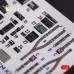 Shop O-2A Skymaster interior 3D decals "grey decoration type" for ICM  kit (1/48) Scale Plastic Models Kits. Accessories and Resin Parts. Reskit online Store