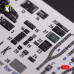 Shop O-2A Skymaster interior 3D decals "grey decoration type" for ICM  kit (1/48) Scale Plastic Models Kits. Accessories and Resin Parts. Reskit online Store