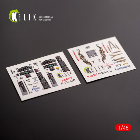 F-104 A/C - interior 3D decals for Kinetic kit (1/48) Shop F-104 A/C - interior 3D decals for Kinetic kit (1/48) Scale Plastic Models Kits. Accessories and Resin Parts. Reskit online Store