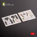 Shop F-104 A/C - interior 3D decals for Kinetic kit (1/48) Scale Plastic Models Kits. Accessories and Resin Parts. Reskit online Store