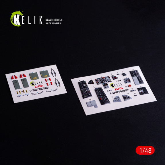 F-101B VooDoo - interior 3D decals for Zimi Model/KittyHawk kit (1/48) Shop F-101B VooDoo - interior 3D decals for Zimi Model/KittyHawk kit (1/48) Scale Plastic Models Kits. Accessories and Resin Parts. Reskit online Store