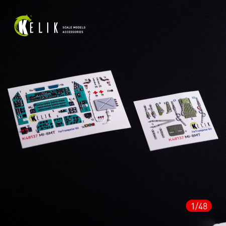 Shop Mi-8MT - interior 3D decals for Trumpeter kit (1/48) Scale Plastic Models Kits. Accessories and Resin Parts. Reskit online Store