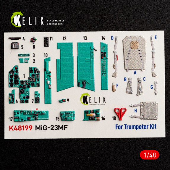 MiG-23MF - interior 3D decals for Trumpeter kit (1/48) Shop MiG-23MF - interior 3D decals for Trumpeter kit (1/48) Scale Plastic Models Kits. Accessories and Resin Parts. Reskit online Store