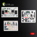 Shop F-15E (EARLY) - interior 3D decals for GWH kit (1/48) Scale Plastic Models Kits. Accessories and Resin Parts. Reskit online Store
