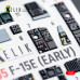 Shop F-15E (EARLY) - interior 3D decals for GWH kit (1/48) Scale Plastic Models Kits. Accessories and Resin Parts. Reskit online Store