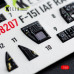 Shop F-15I IAF RA`AM - interior 3D decals for GWH kit (1/48) Scale Plastic Models Kits. Accessories and Resin Parts. Reskit online Store