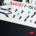 Shop F-15I IAF RA`AM - interior 3D decals for GWH kit (1/48) Scale Plastic Models Kits. Accessories and Resin Parts. Reskit online Store