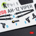 Shop AH-1Z VIPER - interior 3D decals for KittyHawk/Zimi model kit (1/48) Scale Plastic Models Kits. Accessories and Resin Parts. Reskit online Store