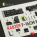 F-16CM - interior 3D decals for GWH kit (1/48) Shop F-16CM - interior 3D decals for GWH kit (1/48) Scale Plastic Models Kits. Accessories and Resin Parts. Reskit online Store