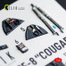 F9F-8 "COUGAR" - interior 3D decals for KittyHawk/Zimi model kit (1/48) Shop F9F-8 "COUGAR" - interior 3D decals for KittyHawk/Zimi model kit (1/48) Scale Plastic Models Kits. Accessories and Resin Parts. Reskit online Store