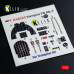 Shop Vampire FB Mk.9 - interior 3D decals for Trumpeter kit (1/48) Scale Plastic Models Kits. Accessories and Resin Parts. Reskit online Store