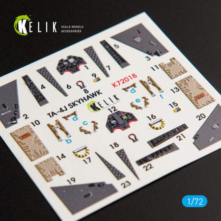 TA-4J "Skyhawk" interior 3D decals for Fujimi/Hobby 2000 kit (1/72) Shop TA-4J "Skyhawk" interior 3D decals for Fujimi/Hobby 2000 kit (1/72) Scale Plastic Models Kits. Accessories and Resin Parts. Reskit online Store