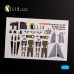 Shop Grumman A-6A Knight Rider interior  3D decals for Fujimi  kit (1/72) Scale Plastic Models Kits. Accessories and Resin Parts. Reskit online Store