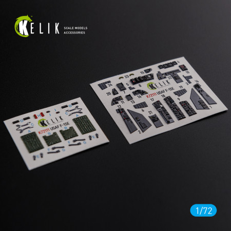 Shop F-15E interior  3D decals for Academy  kit (1/72) Scale Plastic Models Kits. Accessories and Resin Parts. Reskit online Store