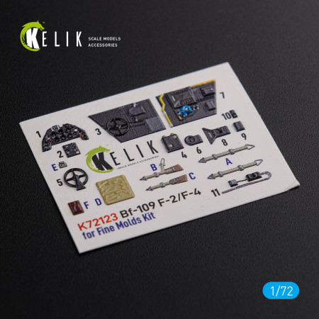 BF109-F2/F4 interior 3D decals for Fine Molds kit (1/72) Shop BF109-F2/F4 interior 3D decals for Fine Molds kit (1/72) Scale Plastic Models Kits. Accessories and Resin Parts. Reskit online Store