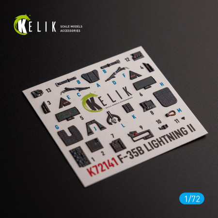 Купити F-35B -  3D наклейки для комплекту Tamiya kit (1/72) Збірні пластикові моделі. Аксесуари та смоляні запчастини деталі. Інтернет магазин Reskit