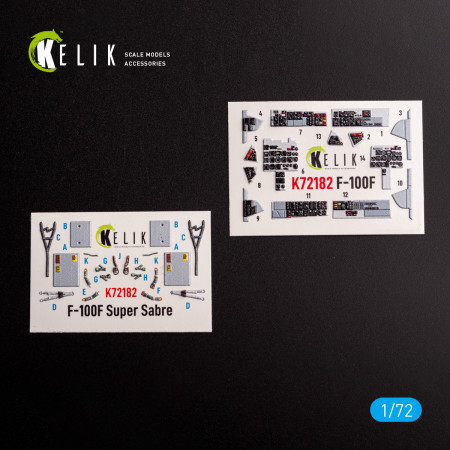 F-100F - interior 3D decals for Trumpeter kit (1/72) Shop F-100F - interior 3D decals for Trumpeter kit (1/72) Scale Plastic Models Kits. Accessories and Resin Parts. Reskit online Store