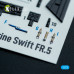 Shop Supermarine Swift FR.5 - interior 3D decals for AirFix kit (1/72) Scale Plastic Models Kits. Accessories and Resin Parts. Reskit online Store