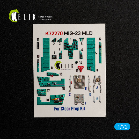 MiG-23MLD - interior 3D decals for ClearProp kit (1/72) Shop MiG-23MLD - interior 3D decals for ClearProp kit (1/72) Scale Plastic Models Kits. Accessories and Resin Parts. Reskit online Store