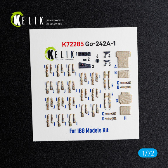 Shop Go-242A-1 - interior 3D decals for IBG Models kit (1/72) Scale Plastic Models Kits. Accessories and Resin Parts. Reskit online Store