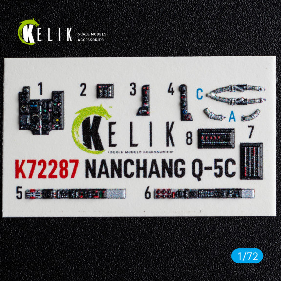 NANCHANG Q-5C - interior 3D decals for Trumpeter kit (1/72) Shop NANCHANG Q-5C - interior 3D decals for Trumpeter kit (1/72) Scale Plastic Models Kits. Accessories and Resin Parts. Reskit online Store