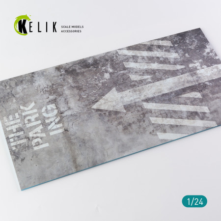 Shop Underground parking Base - Acrylic 3 mm (180 x 357 mm) (210 g) (1/24) Scale Plastic Models Kits. Accessories and Resin Parts. Reskit online Store