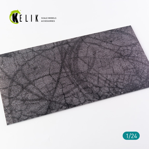 Shop Cracked asphalt Base - Acrylic 3 mm (180 x 357 mm) (210 g) (1/24) Scale Plastic Models Kits. Accessories and Resin Parts. Reskit online Store