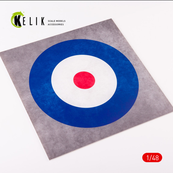 Shop United Kingdom Roundel - Acrylic 3 mm (240 x 240 mm) (190g) (1/72 - 1/48) Scale Plastic Models Kits. Accessories and Resin Parts. Reskit online Store