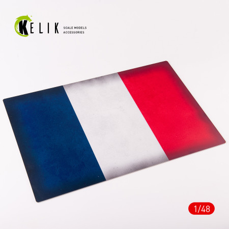 Shop France Flag - Acrylic 3 mm (410 x 270 mm) (410 g) (1/48) Scale Plastic Models Kits. Accessories and Resin Parts. Reskit online Store
