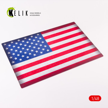 Shop USA Flag - Acrylic 3 mm (410 x 270 mm) (410 g) (1/48) Scale Plastic Models Kits. Accessories and Resin Parts. Reskit online Store